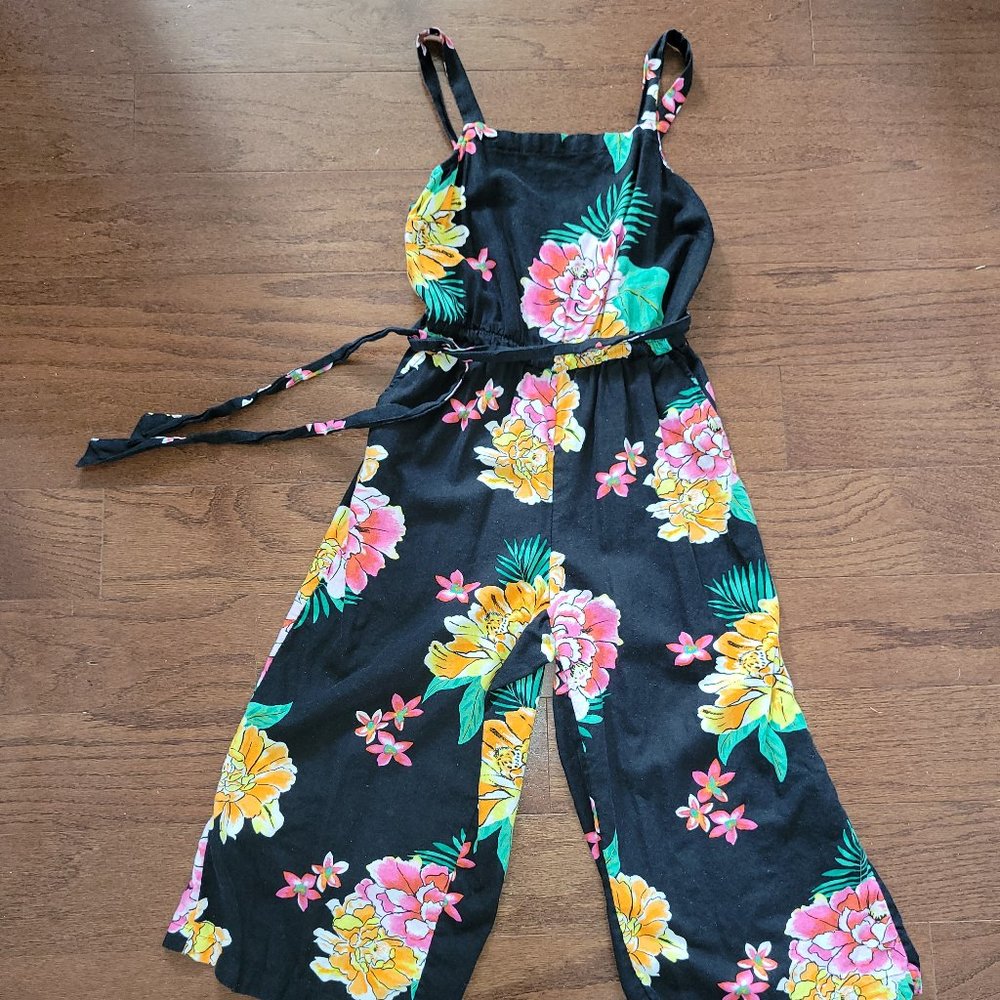 Floral Jumpsuit - Old Navy M